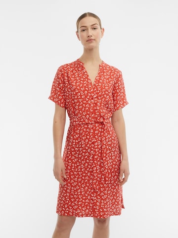 OBJECT Платье-рубашка 'SELINE' в Красный: спереди