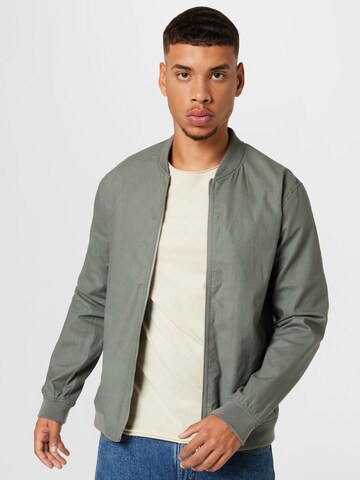 Only & Sons Tussenjas 'Oliver' in Groen: voorkant