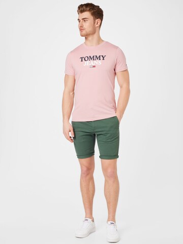 Tommy Jeans Normální Chino kalhoty 'Scanton' – zelená