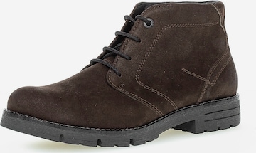 Pius Gabor Lace-Up Boots in Brown: front