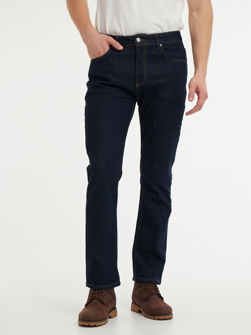 WEM Fashion Regular Jeans 'Magnus' in Blau: predná strana