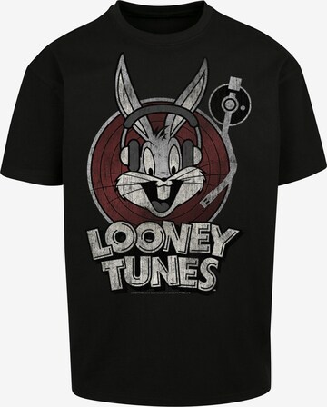 T-Shirt 'Looney Tunes Bugs Bunny' F4NT4STIC en noir : devant