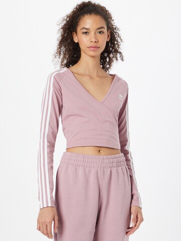 ADIDAS ORIGINALS Shirt in Lila: predná strana