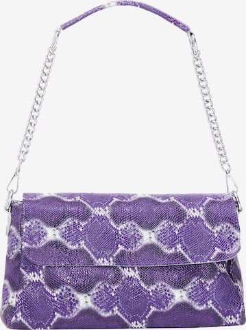 Sac bandoulière faina en violet : devant