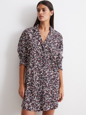 Marc O'Polo Slaapshirt ' Mix & Match Cotton ' in Grijs: voorkant