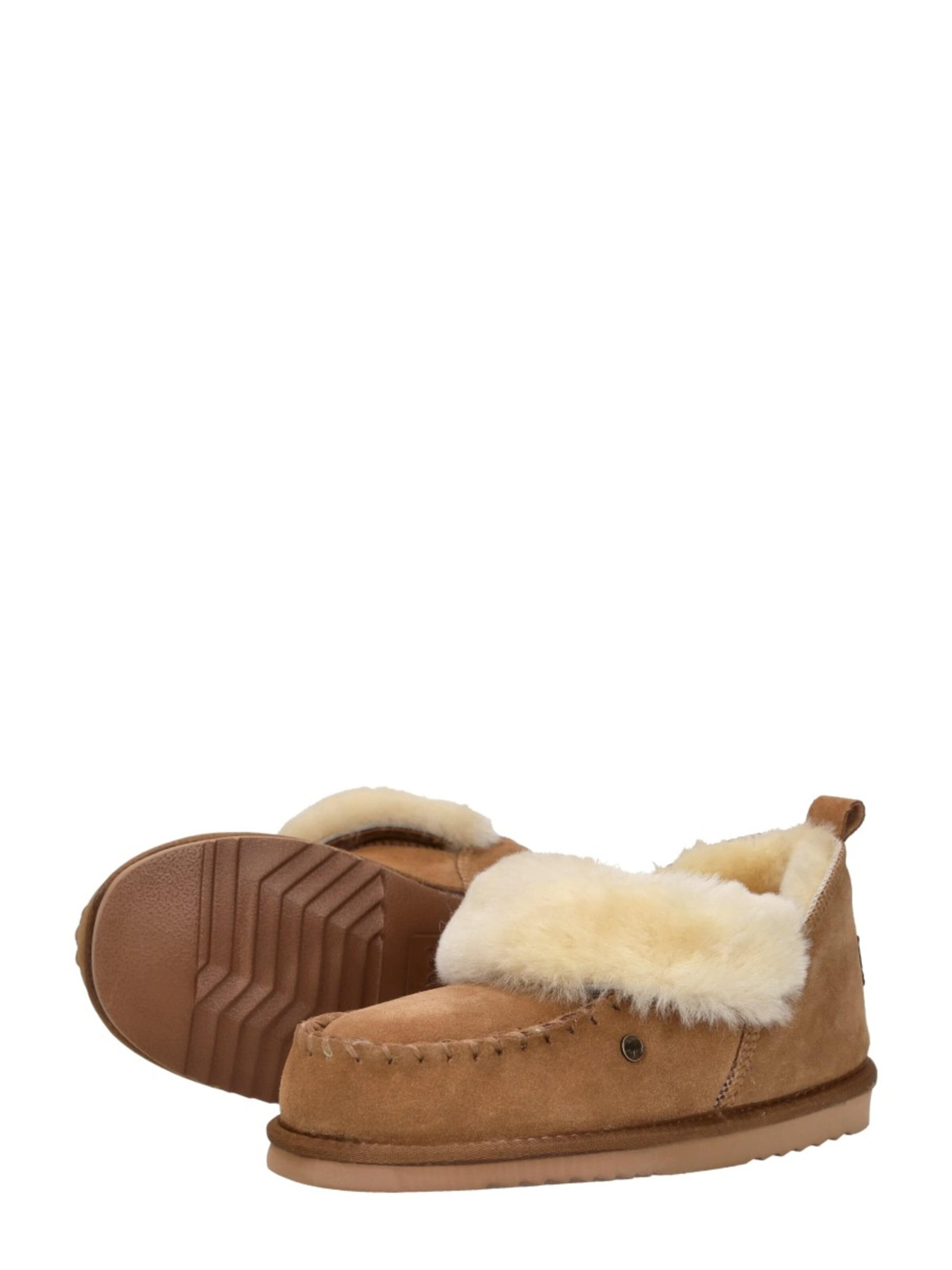 Warmbat Huisschoenen 'Wiluna' in Bruin