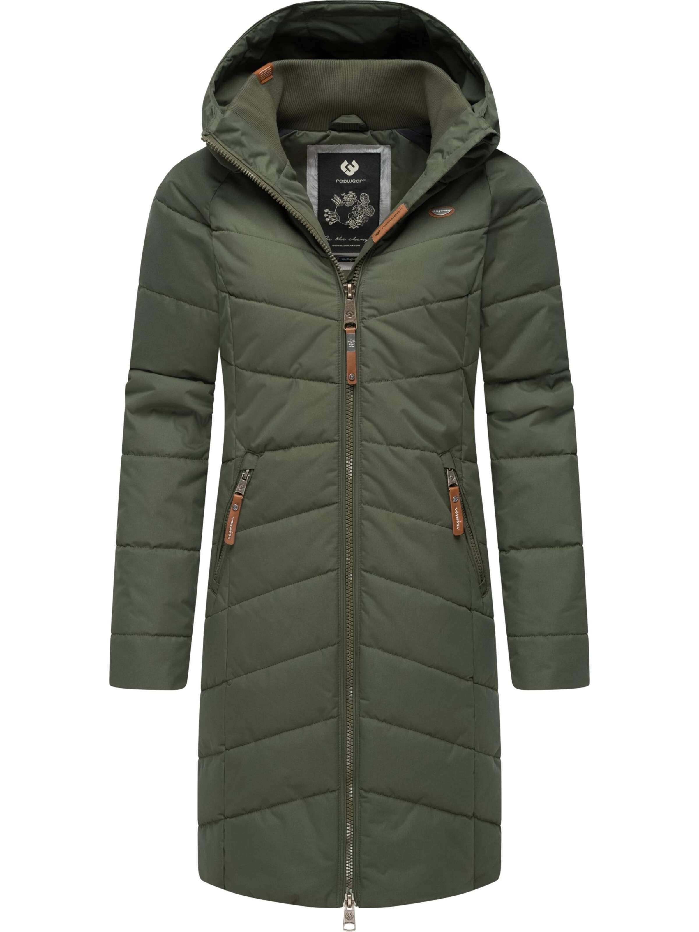 Palton funcțională 'Dizzie' de la Ragwear pe verde