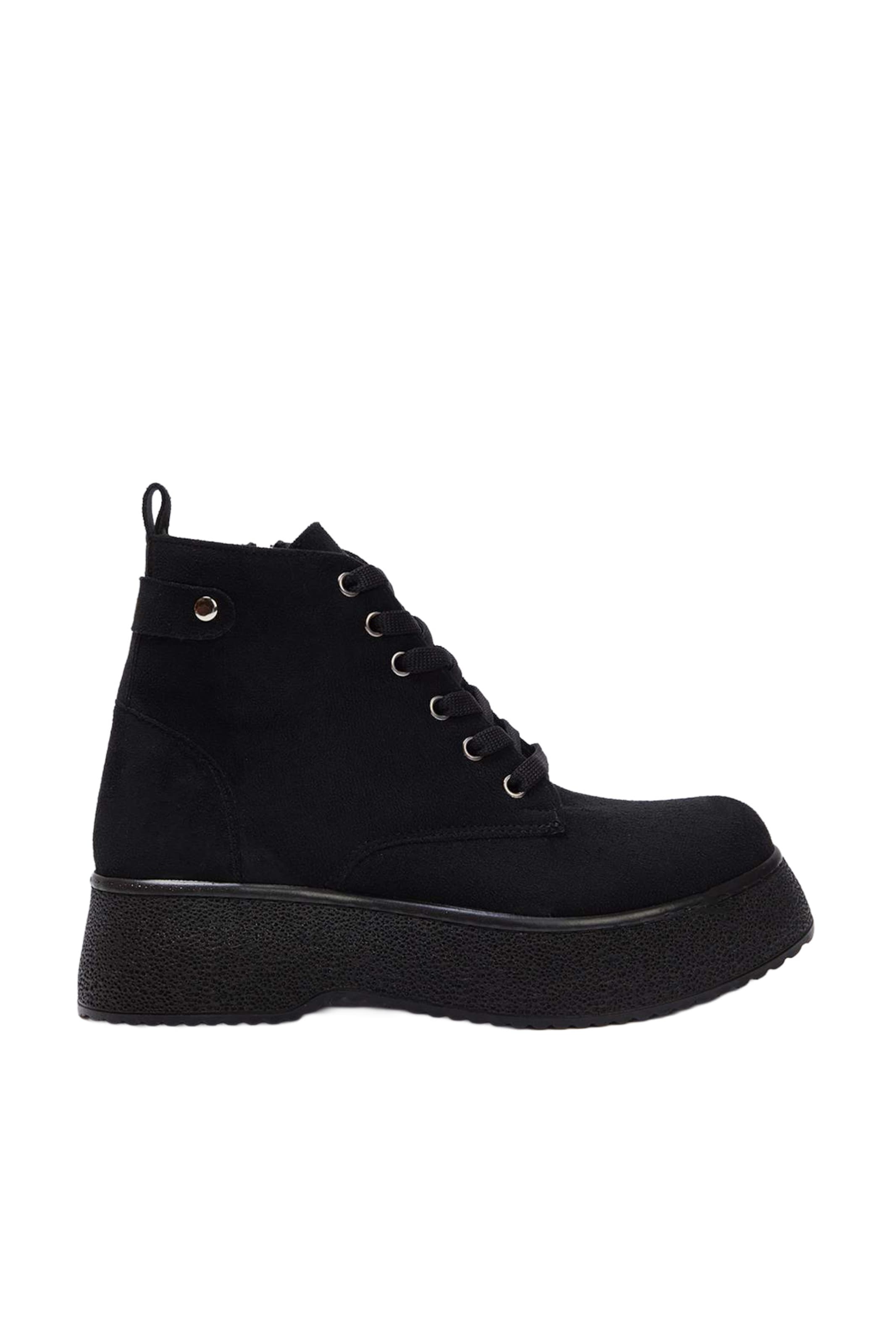 Trendyol Schnürstiefelette in 36 in schwarz, Produktansicht