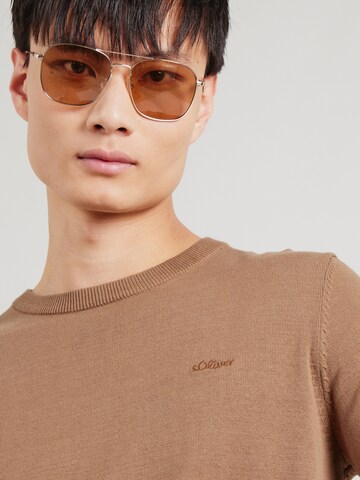 s.Oliver Pullover i brun