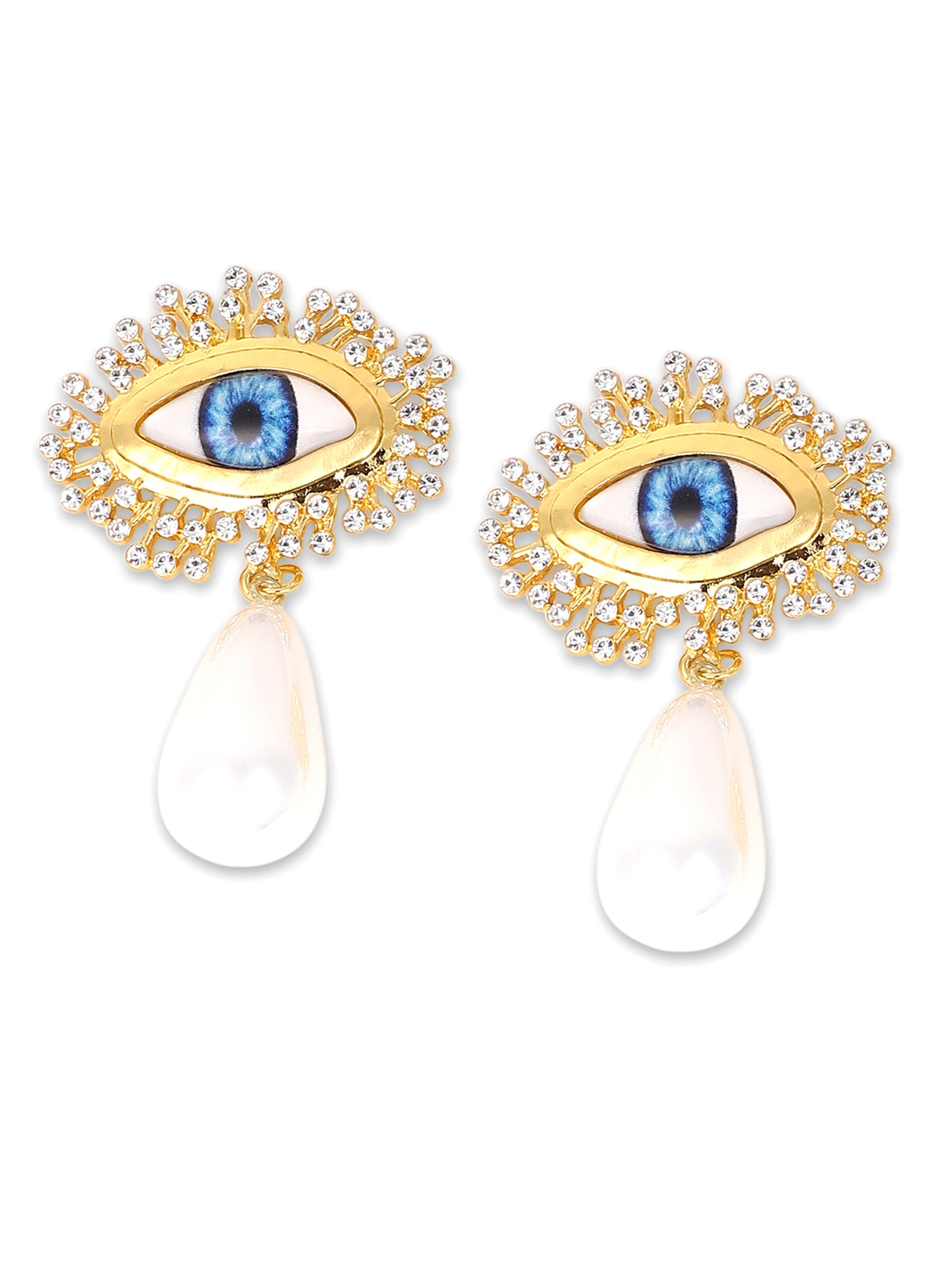 SOHI Σκουλαρίκια 'Tiana' σε χρυσό: μπροστά