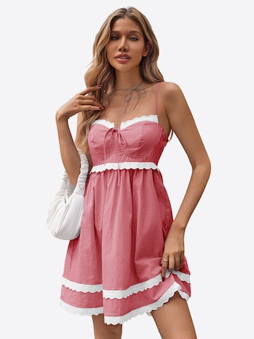 Imily Bela Šaty - Červená: predná strana