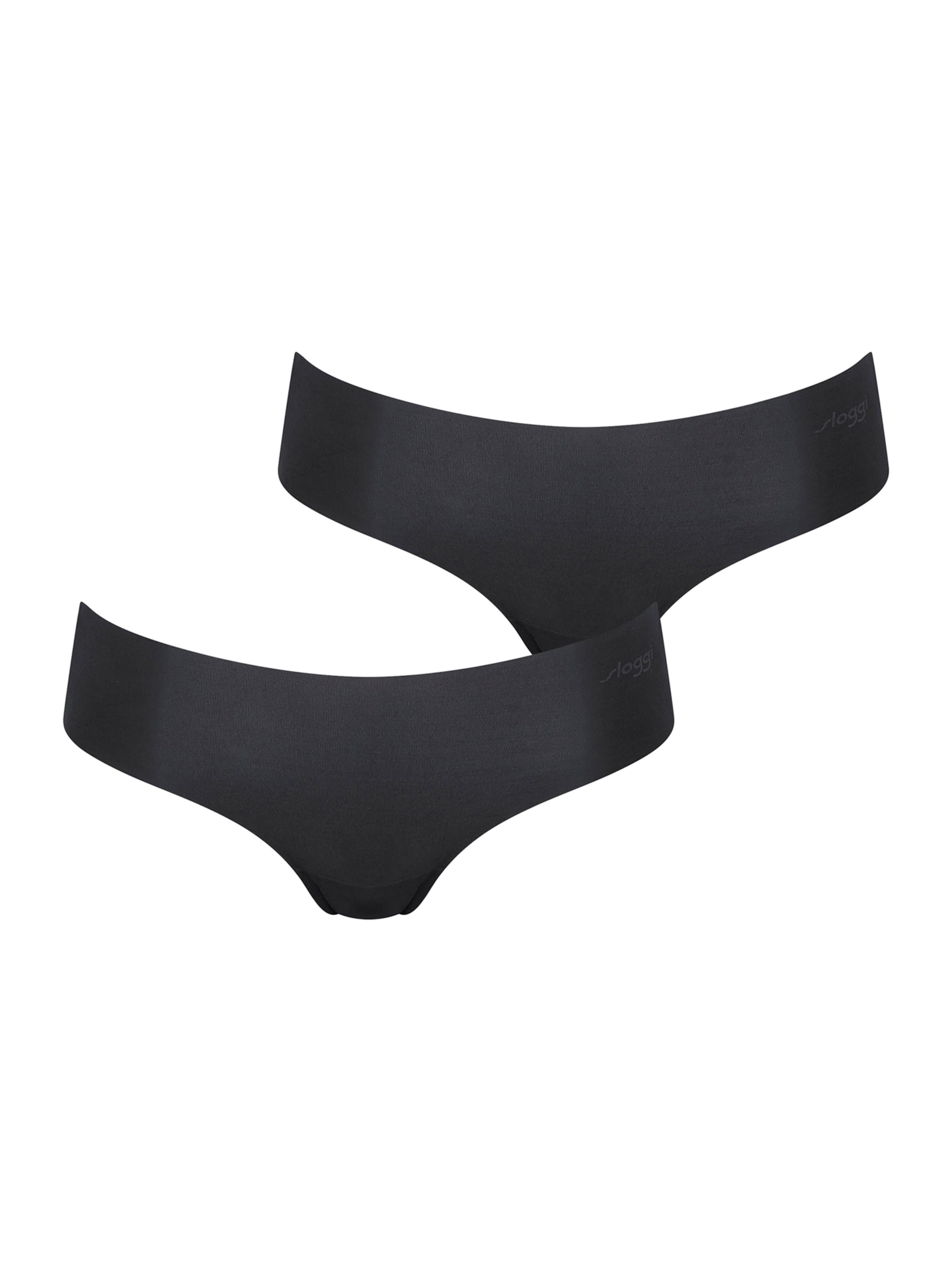 SLOGGI Slip ' ZERO Microfibre 2.0 ' in Zwart: voorkant
