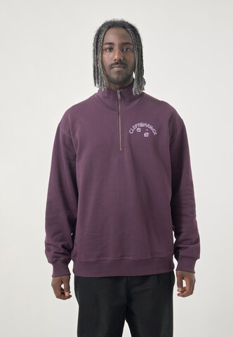 Cleptomanicx Sweatshirt 'Boule & Pasti' in Red: front