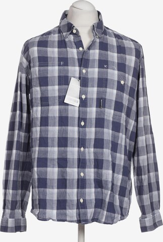 Barbour Button Up Shirt in XL in Blue: front