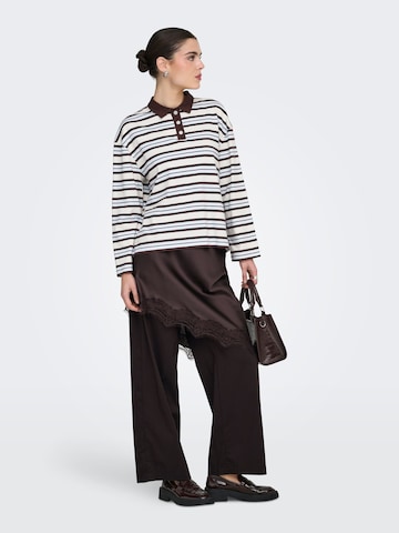 JDY Loose fit Pants 'JDYMio' in Brown