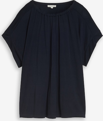 T-shirt TOM TAILOR en noir : devant