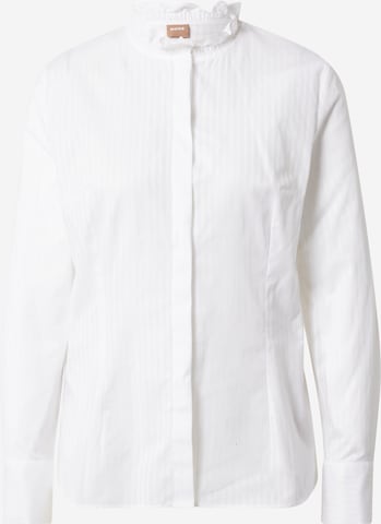 BOSS Black Bluzka 'Basuna' w kolorze biały: przód