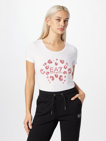 EA7 Emporio Armani T-Shirt in Weiß: Vorderseite