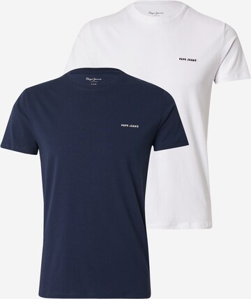 Pepe Jeans - Camisa em azul: frente