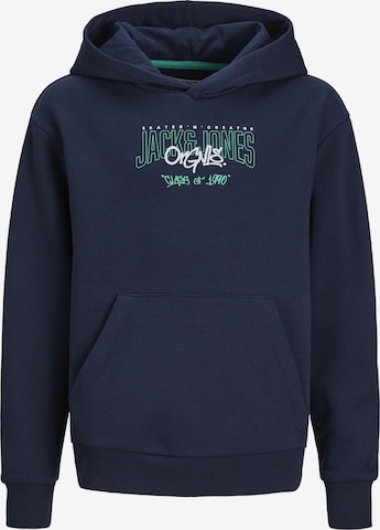 Jack & Jones Junior Sweatshirt 'Tribeca' in Blue: front