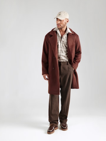 ANNARR Regular fit Button Up Shirt 'ANRASLUND' in Beige