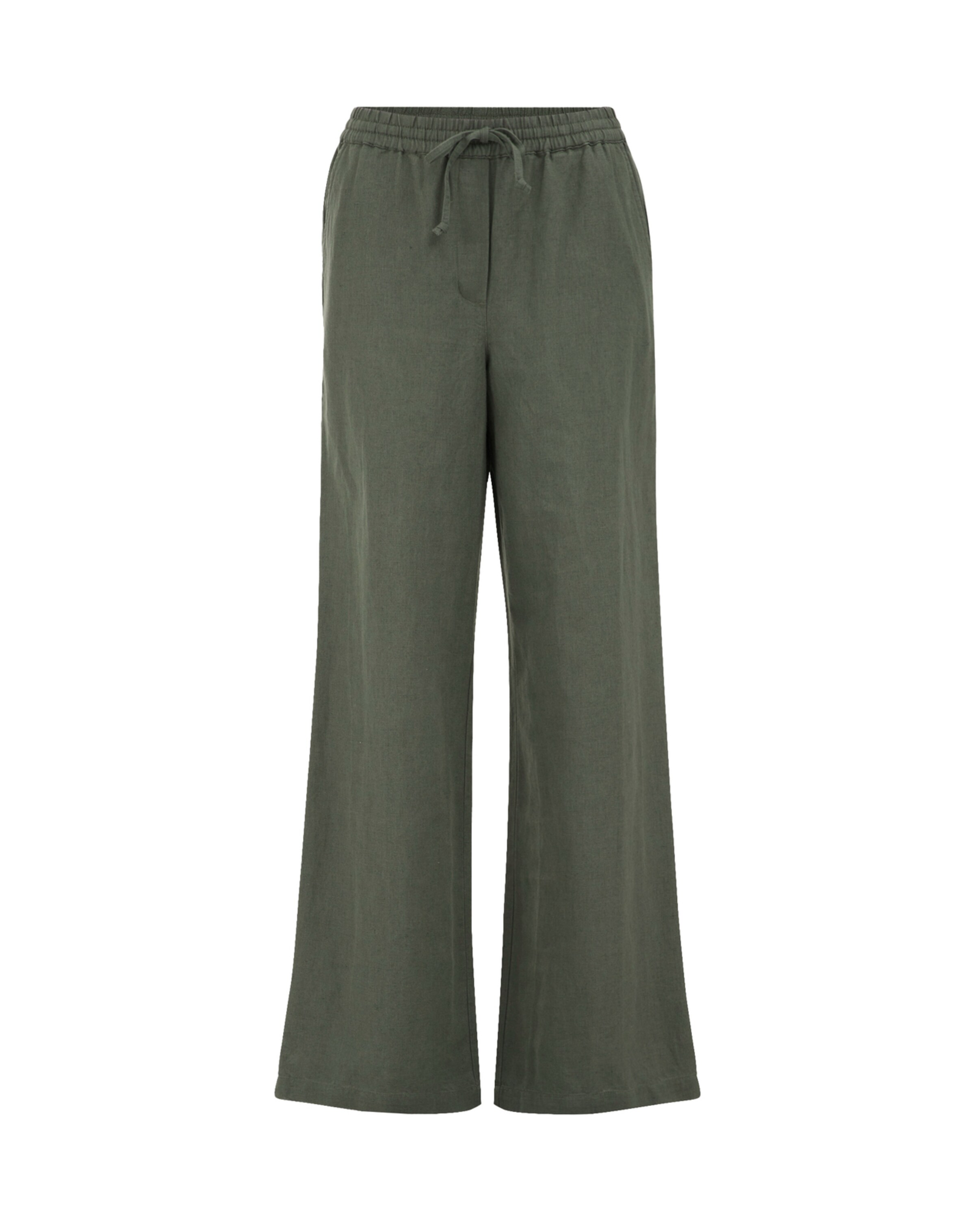 Wide leg Pantaloni di WE Fashion in verde: frontale