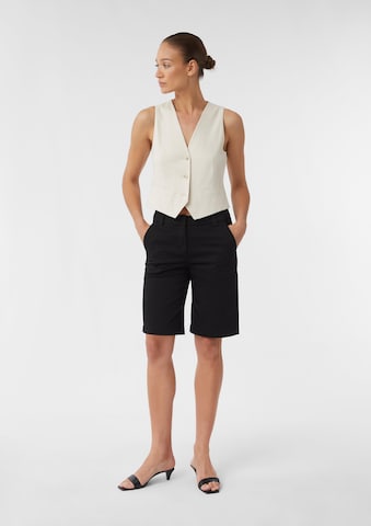Regular Pantalon COMMA en noir