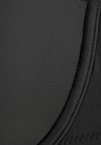 LASCANA T-Shirt Rintaliivi värissä musta