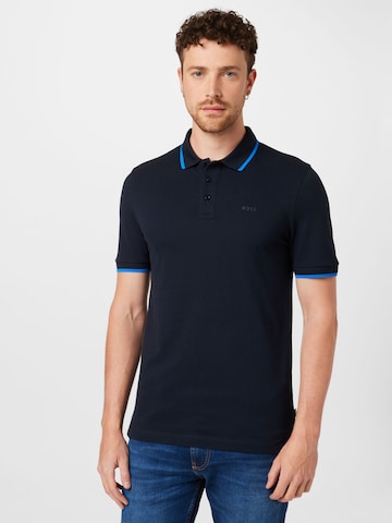 BOSS Black Shirt 'Parlay' in Blauw: voorkant