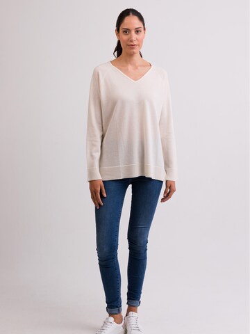 Pull-over CASH-MERE.CH en blanc