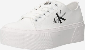 Sneaker bassa di Calvin Klein Jeans in bianco: frontale