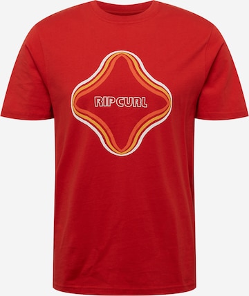 RIP CURL - Camiseta funcional en rojo: frente