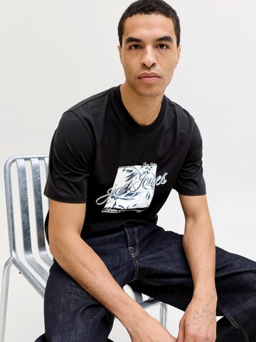 JACK & JONES T-Shirt 'JJHONOLULU' in Schwarz