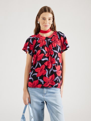 King Louie Blouse 'Talia Deacon' in Zwart: voorkant