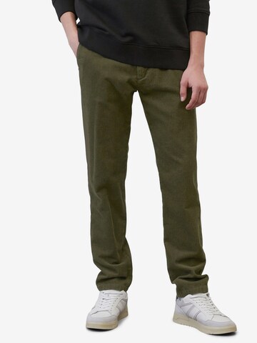Marc O'Polo DENIM Regular Pants in Green: front