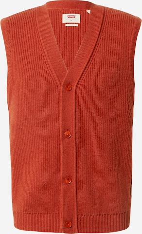 LEVI'S Knit Cardigan 'Rincon' in Red: front