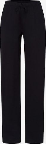 Hanro Loose fit Pants ' Natural Wear ' in Black: front