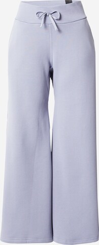 Wide leg Pantaloni sportivi 'Lounge Fleece Wide' di ADIDAS SPORTSWEAR in lilla: frontale