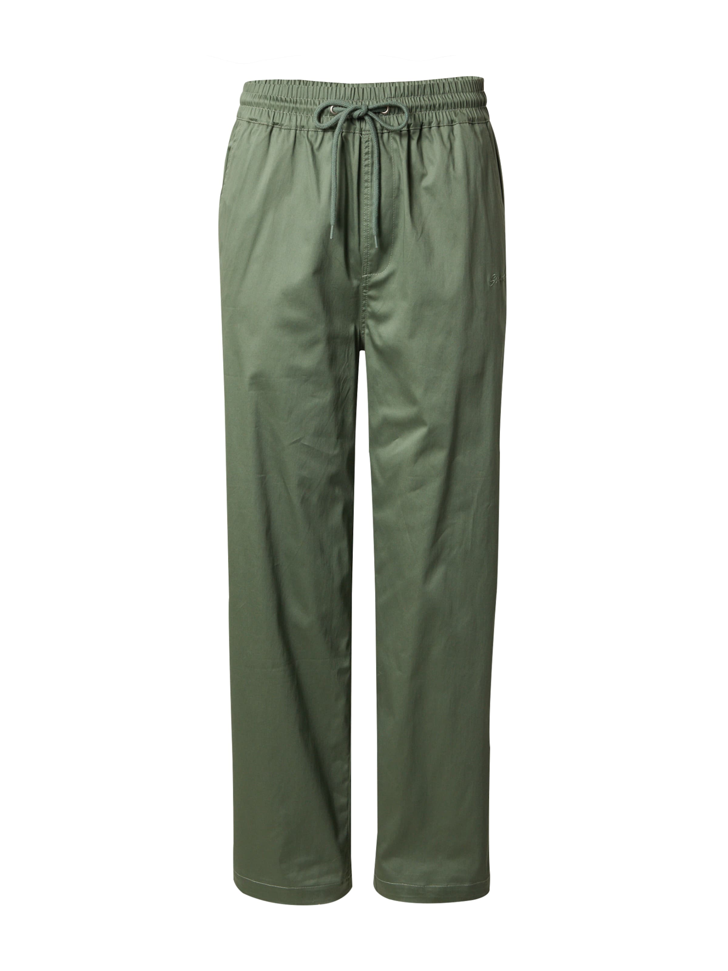 Sinned x ABOUT YOU Loose fit Trousers &#x27;WILHELM&#x27; in Green: front