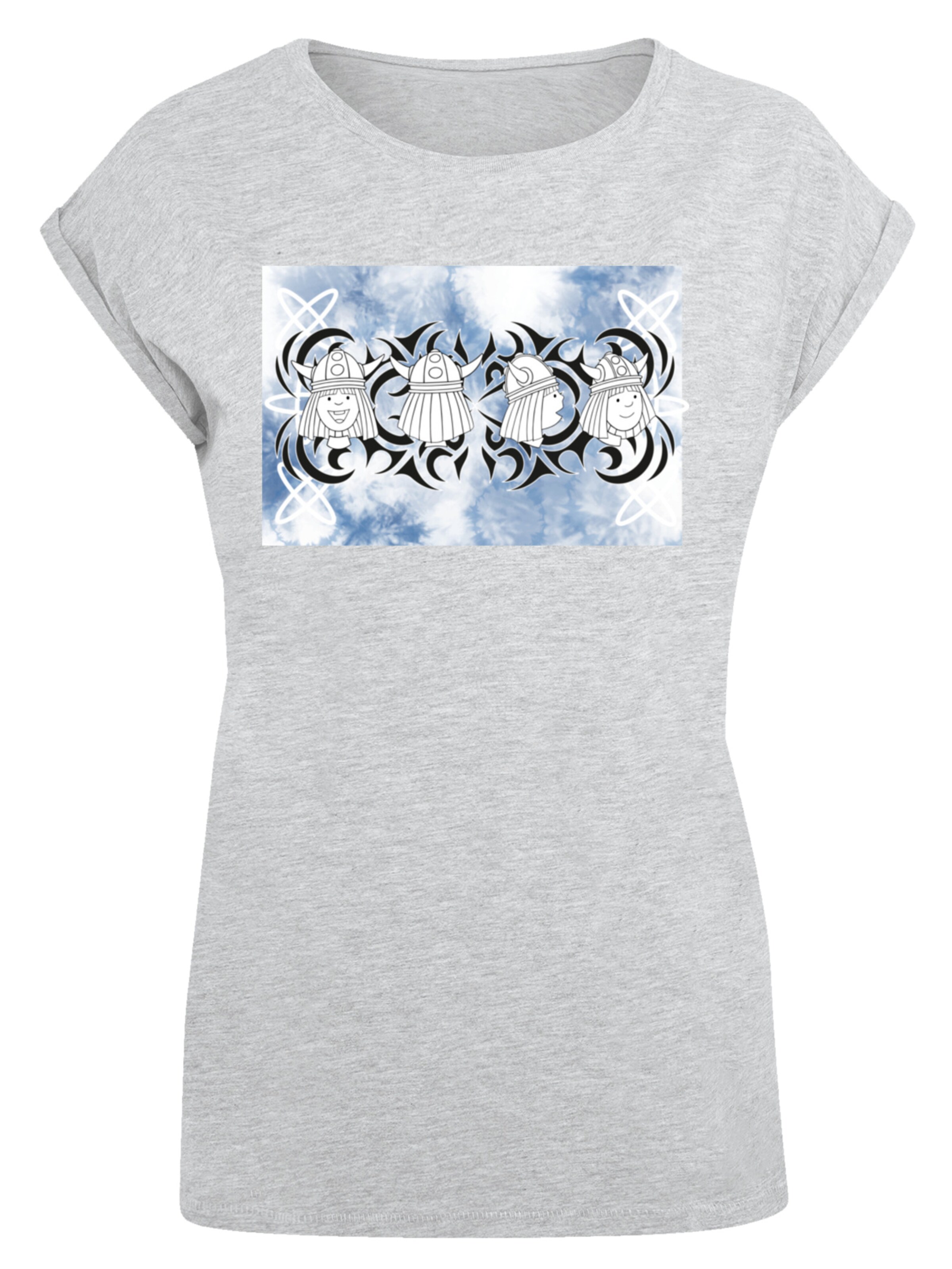 F4NT4STIC Shirt in Grijs: voorkant