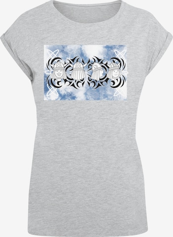 F4NT4STIC Shirt in Grijs: voorkant