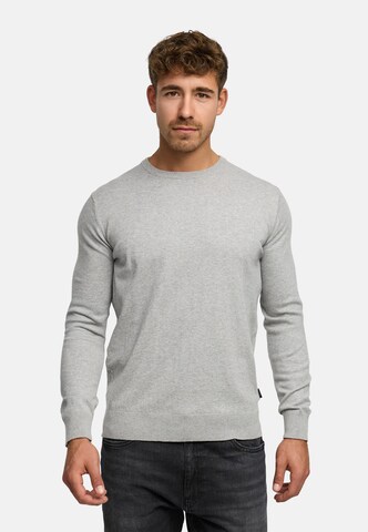 Pull-over 'INKalpo' INDICODE JEANS en gris : devant