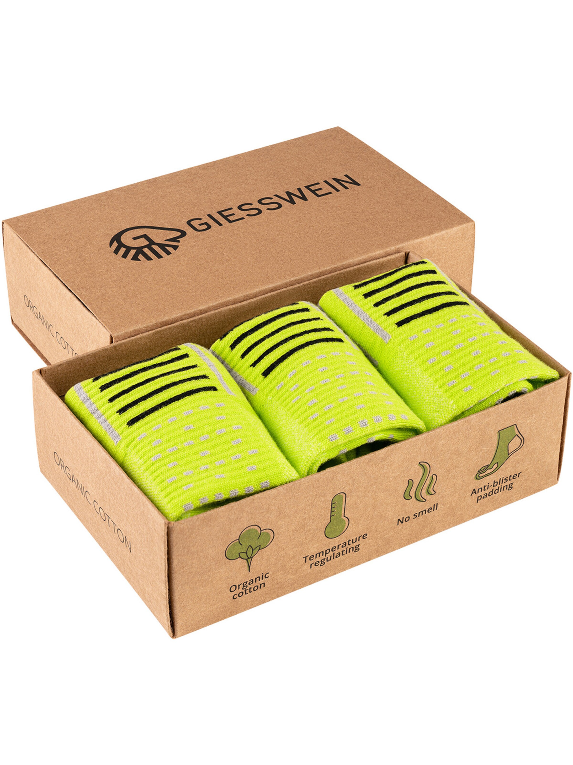 GIESSWEIN Sports socks in Yellow