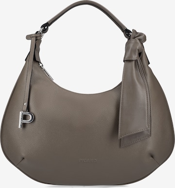 Picard Schultertasche ' Embrace ' in Grau: Vorderseite