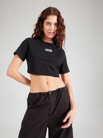 Tricou de la VANS pe negru: față