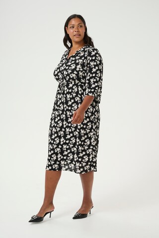 KAFFE CURVE Kleid  'Juna ' in Schwarz