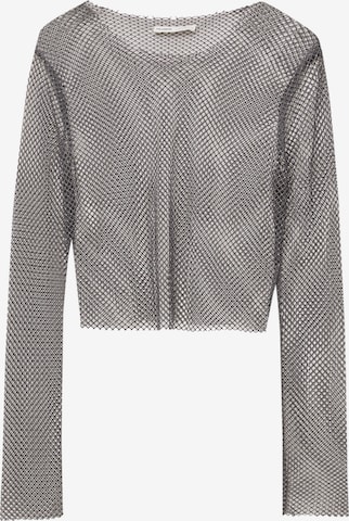 Pull&Bear Shirt in Grey: front