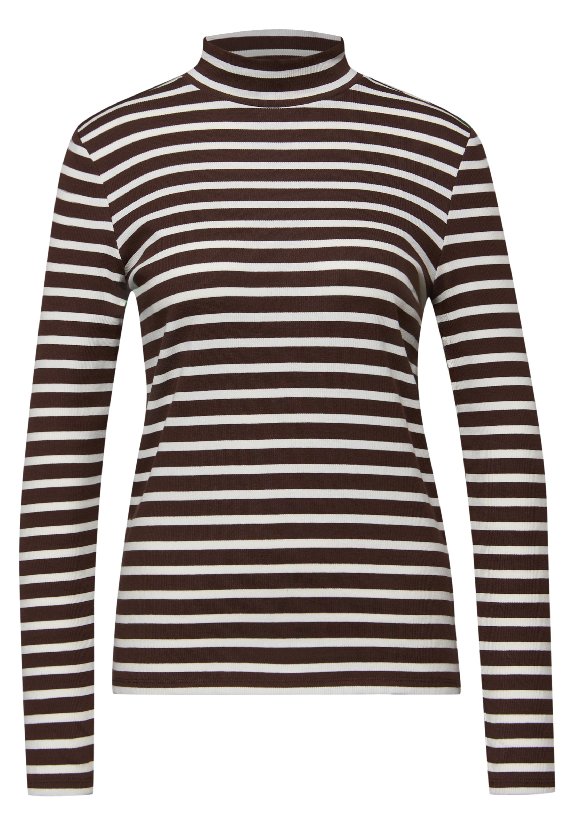 STREET ONE Shirt in Braun: Vorderseite