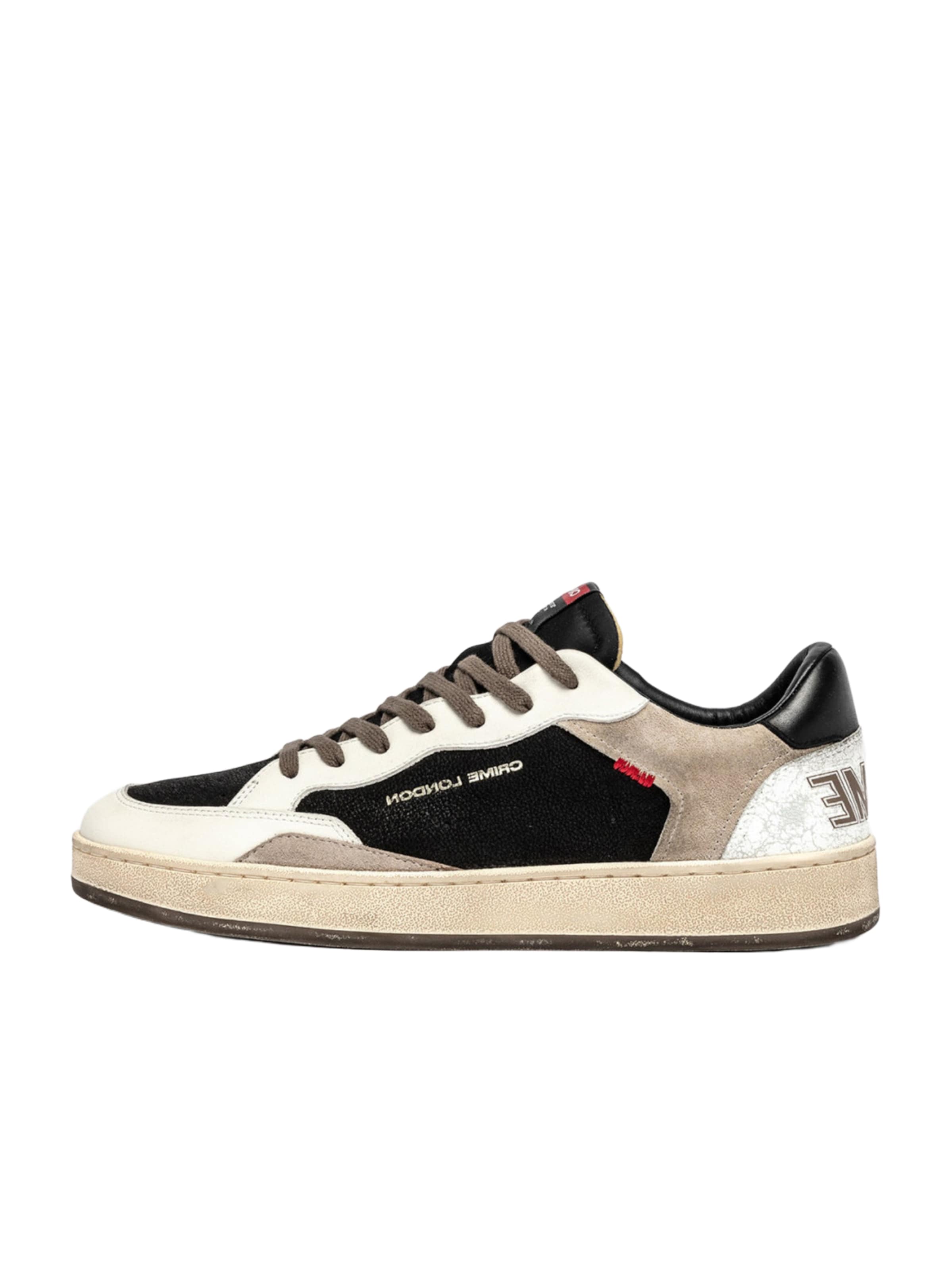 Sneaker bassa 'Chelsea' di Crime London in nero: frontale