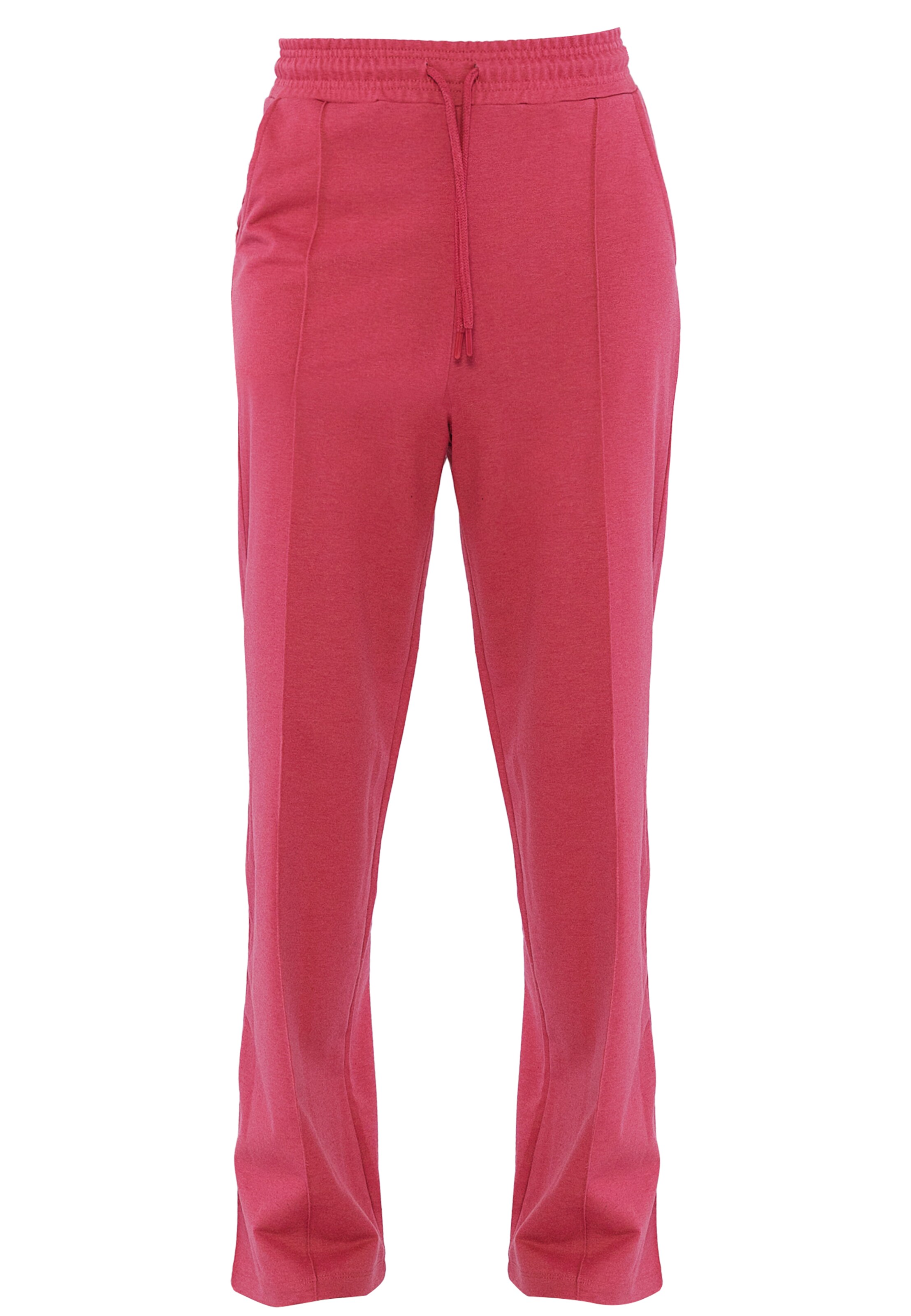 Felix Hardy Normalny krój Spodnie w kant w kolorze różowy: przód